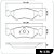 Pastilha Freio Ford Fiesta Hatch/Ka Dianteira Sistema Teves N136-COBREQ - Imagem 1